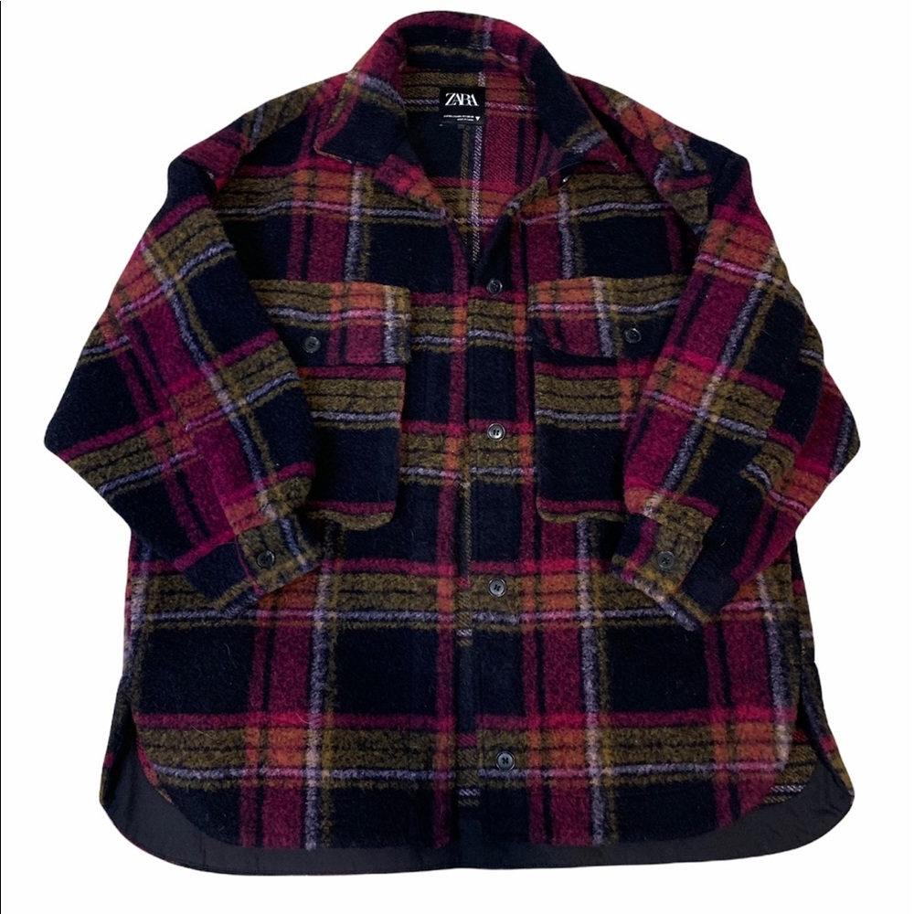 Zara Plaid Shacket